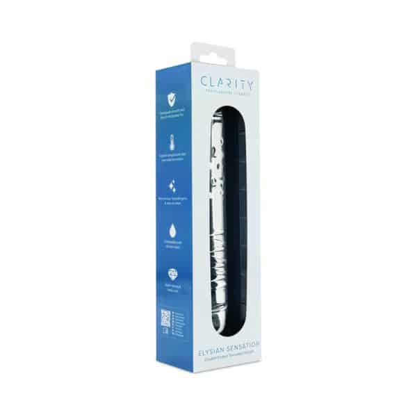 Clarity Elysian Sensation Glass Dildo - Image 7