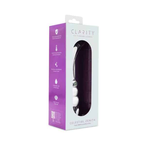 Clarity Celestial Zenith Glass Dildo - Image 7