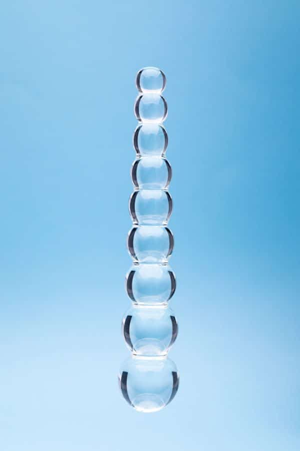 Clarity Elysian Pearls Glass Dildo - Image 3