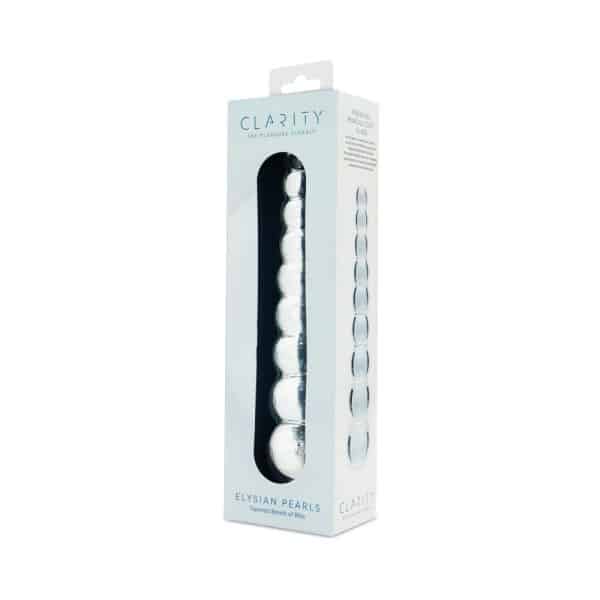 Clarity Elysian Pearls Glass Dildo - Image 4