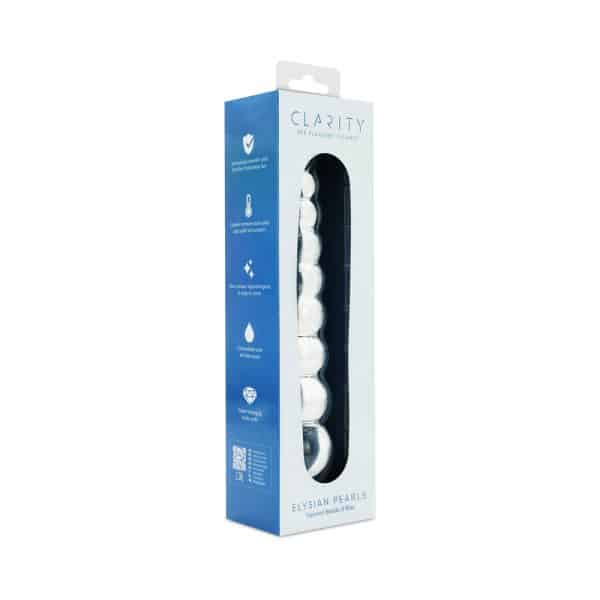 Clarity Elysian Pearls Glass Dildo - Image 5