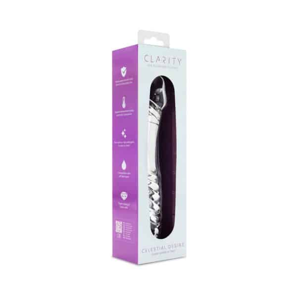 Clarity Celestial Desire Glass Dildo - Image 8