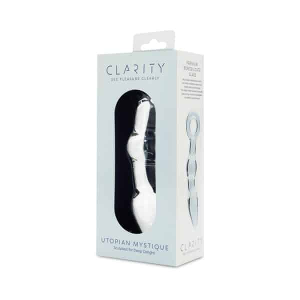 Clarity Utopian Mystique Glass Dildo - Image 4