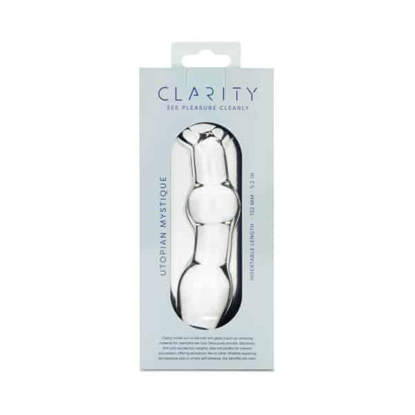 Clarity Utopian Mystique Glass Dildo - Image 6