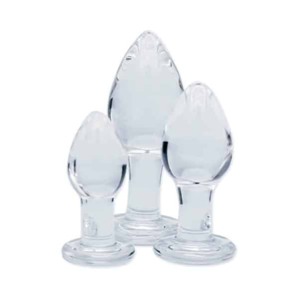 Clarity Utopian Trinity Glass Plug Set - Image 2