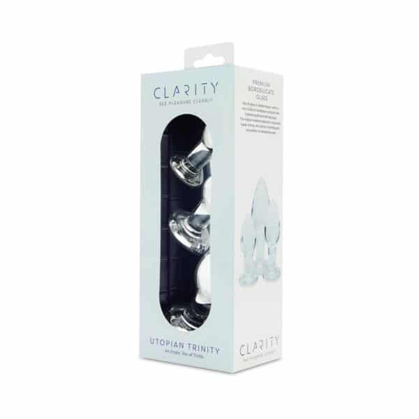 Clarity Utopian Trinity Glass Plug Set - Image 8