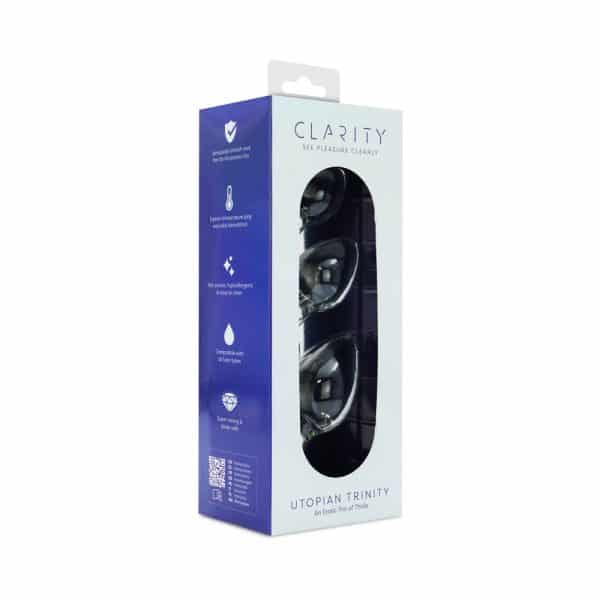 Clarity Utopian Trinity Glass Plug Set - Image 9