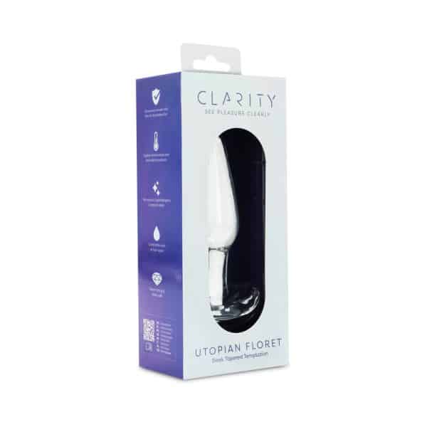 Clarity Utopian Floret Glass Plug - Image 4