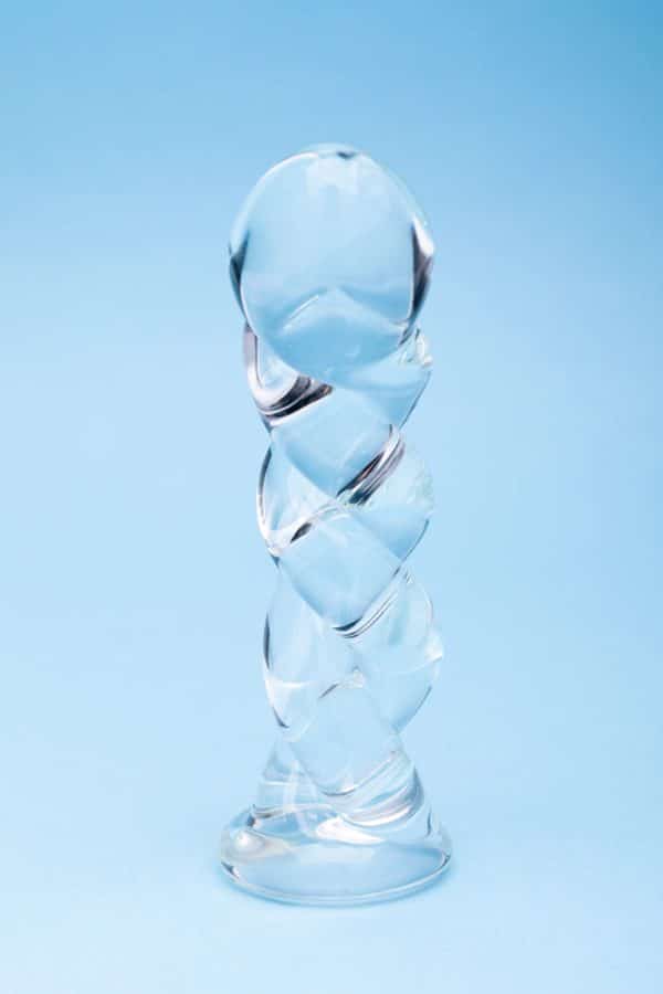 Clarity Seraphic Braid Glass Dildo - Image 3