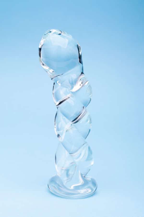 Clarity Seraphic Braid Glass Dildo - Image 4