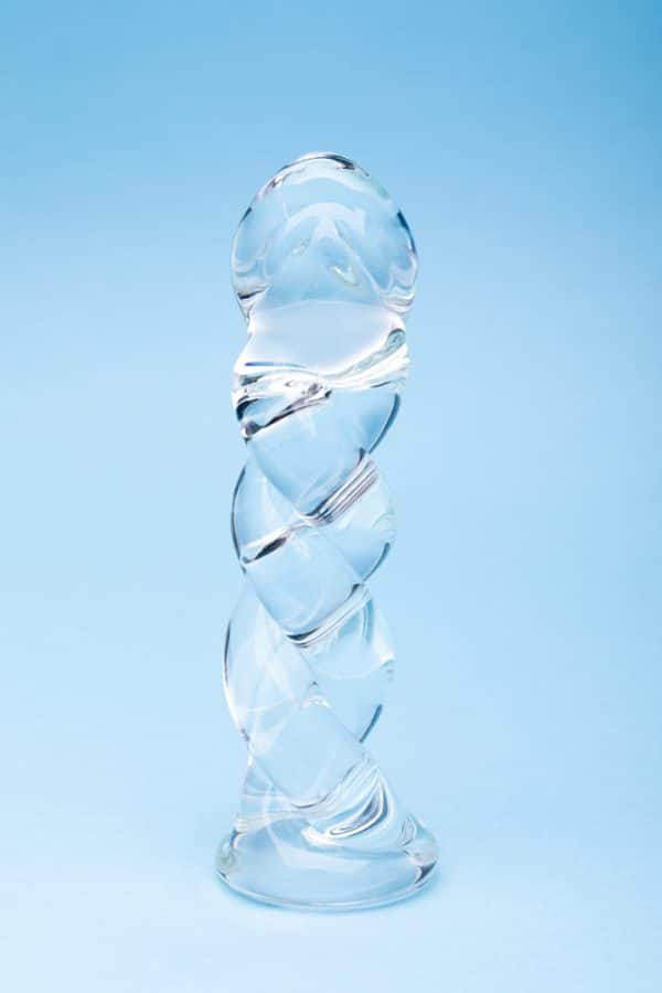 Clarity Seraphic Braid Glass Dildo - Image 5