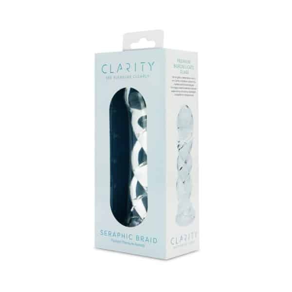 Clarity Seraphic Braid Glass Dildo - Image 7