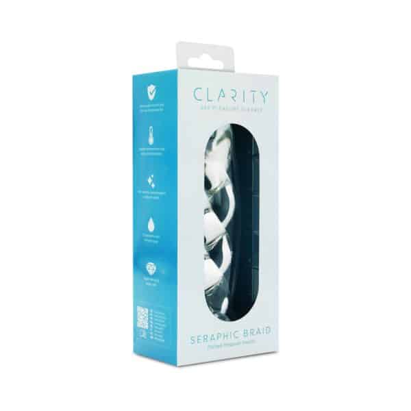 Clarity Seraphic Braid Glass Dildo - Image 8