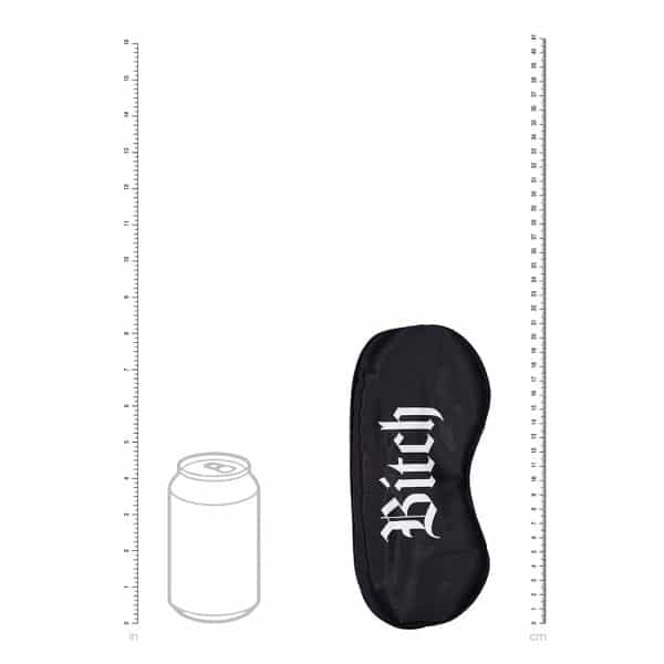 Ouch! Bitch Printed Mask Satin Black - Image 4