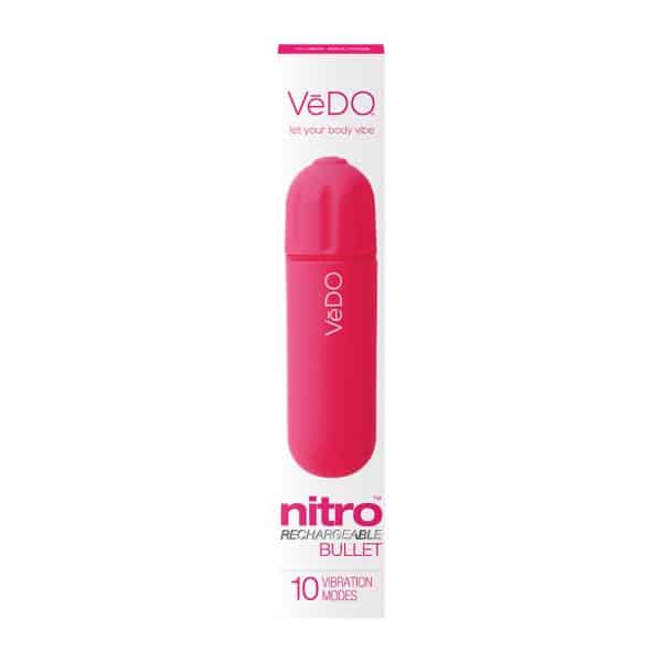VeDO Nitro Rechargeable Bullet Vibe Pink - Image 5
