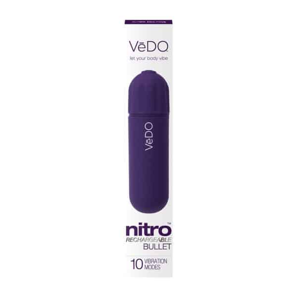 VeDO Nitro Rechargeable Bullet Vibe Purple - Image 5