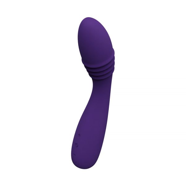 VeDO Ohni Rechargeable G-Spot Thrusting Vibe Purple - Image 2