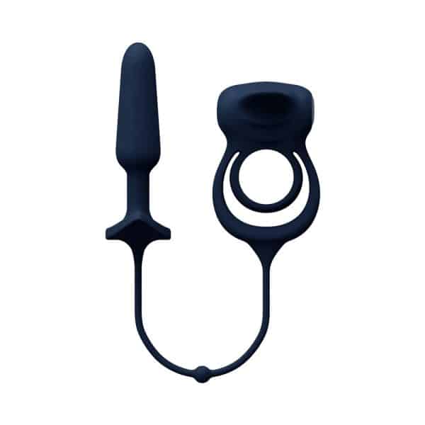 VeDO Humper Rechargeable Dual C-Ring with Anal Plug Black - Image 2