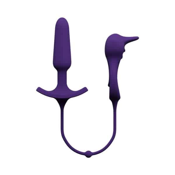 VeDO Humper Rechargeable Dual C-Ring with Anal Plug Purple - Image 4