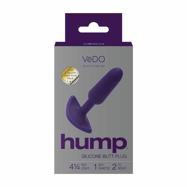 VeDO Hump Silicone Anal Plug Purple - Image 5
