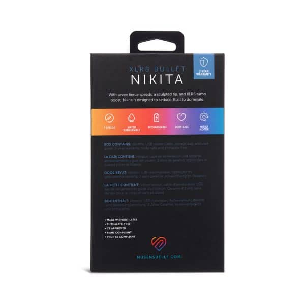 Nu Sensuelle Nikita Bullet with Nitro Motor Deep Turquoise - Image 7