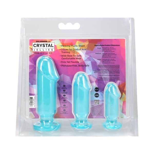 Crystal Jellies Anal Starter Kit Teal - Image 6