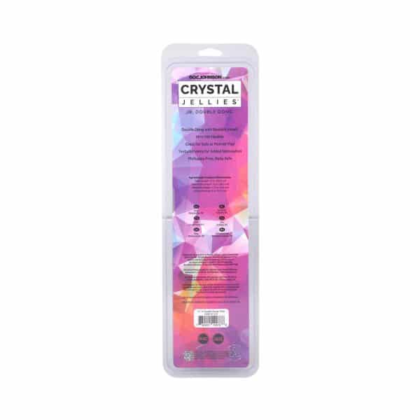 Crystal Jellies 12 in. Jr. Double Dong Teal - Image 3