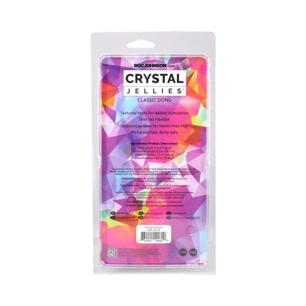 Crystal Jellies 7 in. Dong Rainbow - Image 6