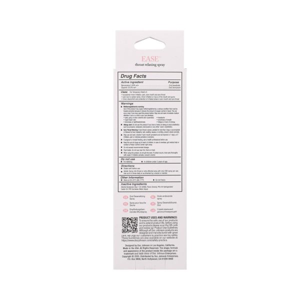 Intimate Enhancements Ease Throat Relaxing Spray Cotton Candy 2 oz. - Image 4