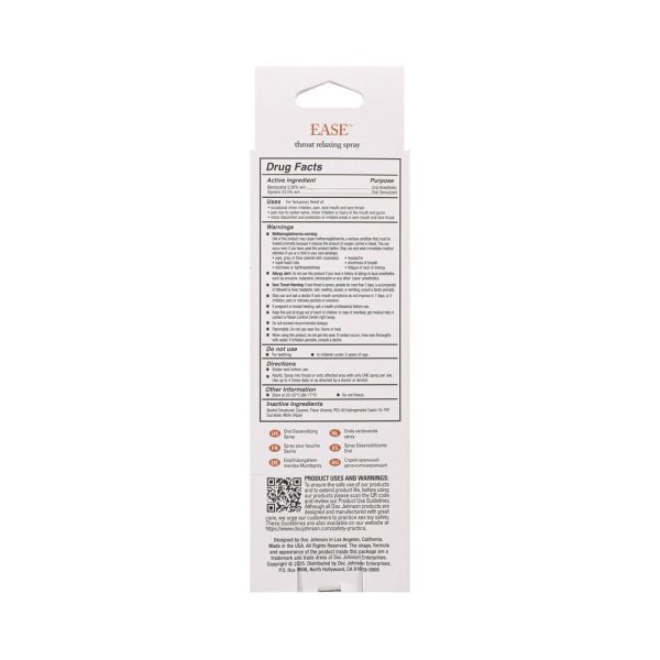Intimate Enhancements Ease Throat Relaxing Spray Salted Caramel 2 oz. - Image 4