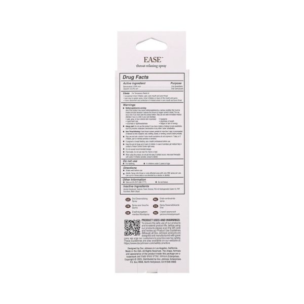 Intimate Enhancements Ease Throat Relaxing Spray Double Chocolate 2 oz. - Image 4