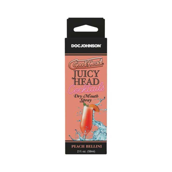 GoodHead Juicy Head Cocktails Dry Mouth Spray Peach Bellini 2 oz. - Image 3