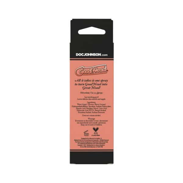 GoodHead Juicy Head Cocktails Dry Mouth Spray Peach Bellini 2 oz. - Image 4
