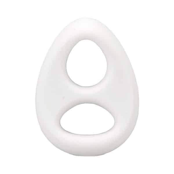 Rock Solid The Code Silicone C-Ring with Bandana White/Black - Image 3
