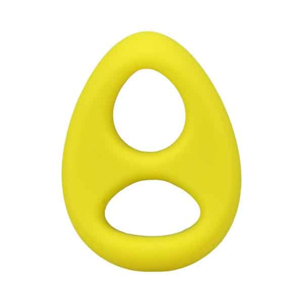 Rock Solid The Code Silicone C-Ring with Bandana Yellow/Black - Image 3