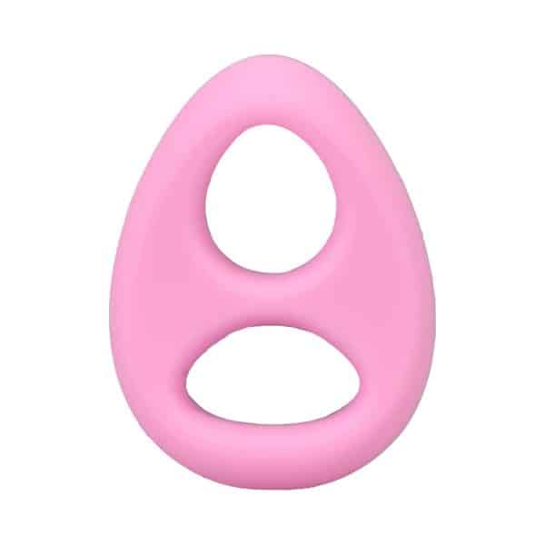 Rock Solid The Code Silicone C-Ring with Bandana Light Pink/Black - Image 3