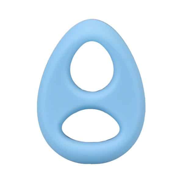 Rock Solid The Code Silicone C-Ring with Bandana Light Blue/Black - Image 3