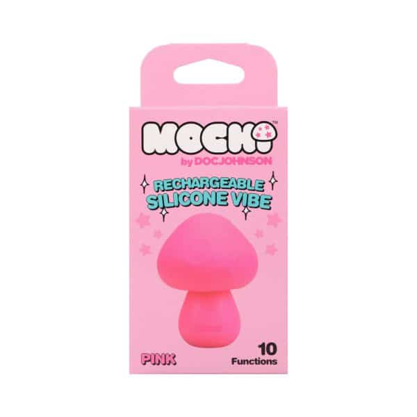 Mochi Mushroom Rechargeable Silicone Vibe Pink - Image 7