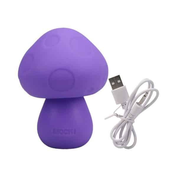 Mochi Mushroom Rechargeable Silicone Vibe Purple - Image 6