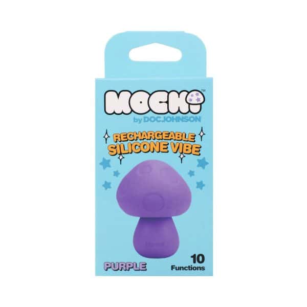 Mochi Mushroom Rechargeable Silicone Vibe Purple - Image 7