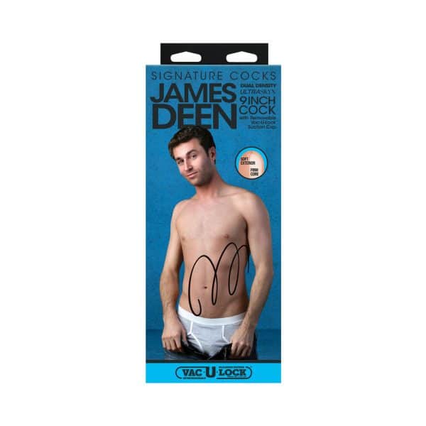 Signature Cocks James Deen 9 in. ULTRASKYN Cock with Removable Vac-U-Lock Suction Cup - Image 3