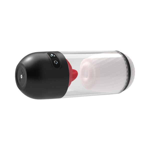 Delite Masturbator with Tongue Action White - Image 4
