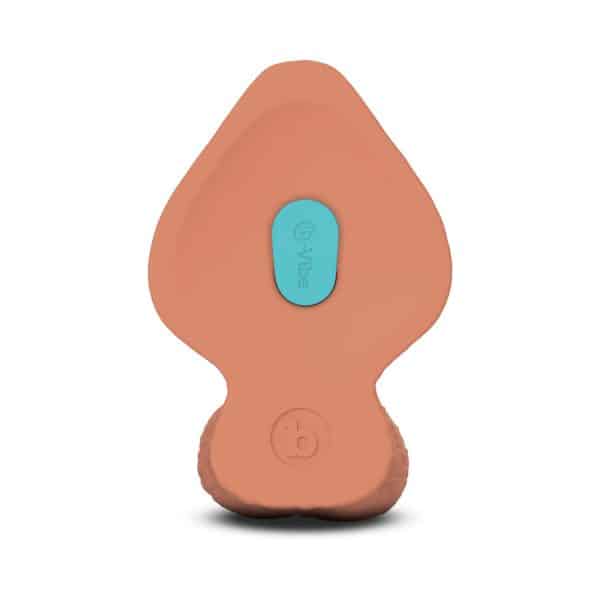 b-Vibe Slipskin Realistic Silicone Dildo 8 in. Girthy Mocha - Image 6