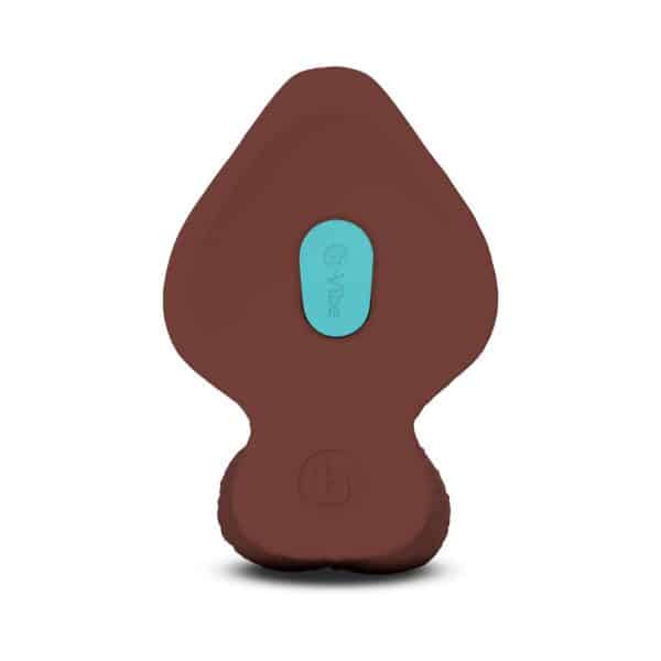 b-Vibe Slipskin Realistic Silicone Dildo 8 in. Girthy Brown - Image 6