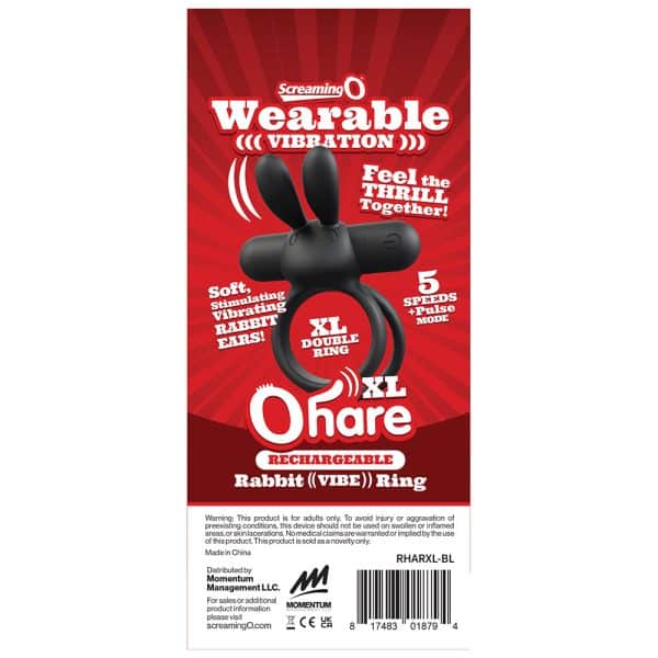Screaming O Rechargeable Ohare XL Black - Image 7
