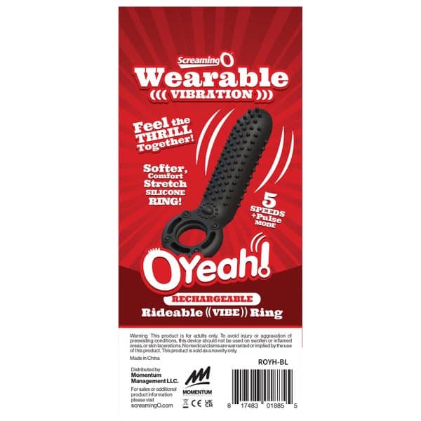 Screaming O Rechargeable O Yeah Silicone Black - Image 7