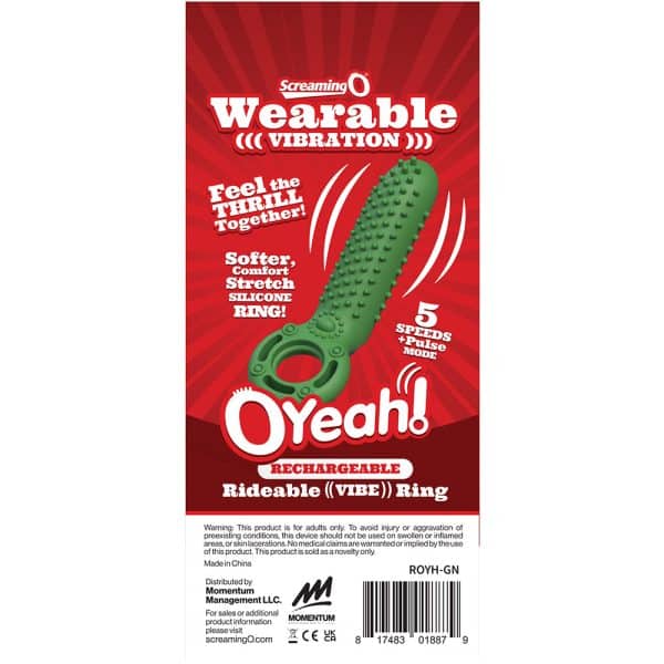 Screaming O Rechargeable O Yeah Silicone Green - Image 7