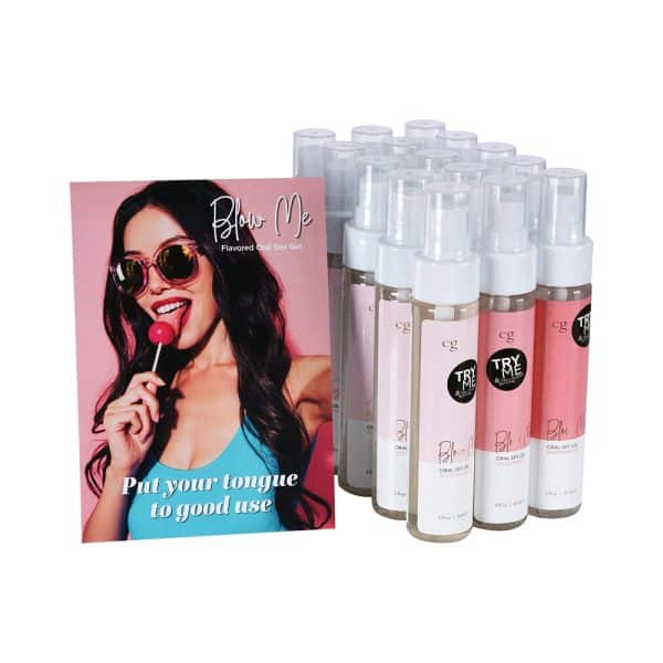CG Blow Me Oral Sex Gel 16-Piece Bundle with Testers - Image 2