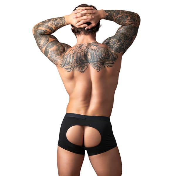 Male Power Open Ended Moon Short Black L/XL - Image 4