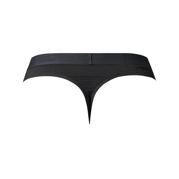 Male Power Open Ended Thong Open Black L/XL - Image 2
